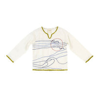 Tuchinda shirts Tuchinda Off White Print Oden Tunic