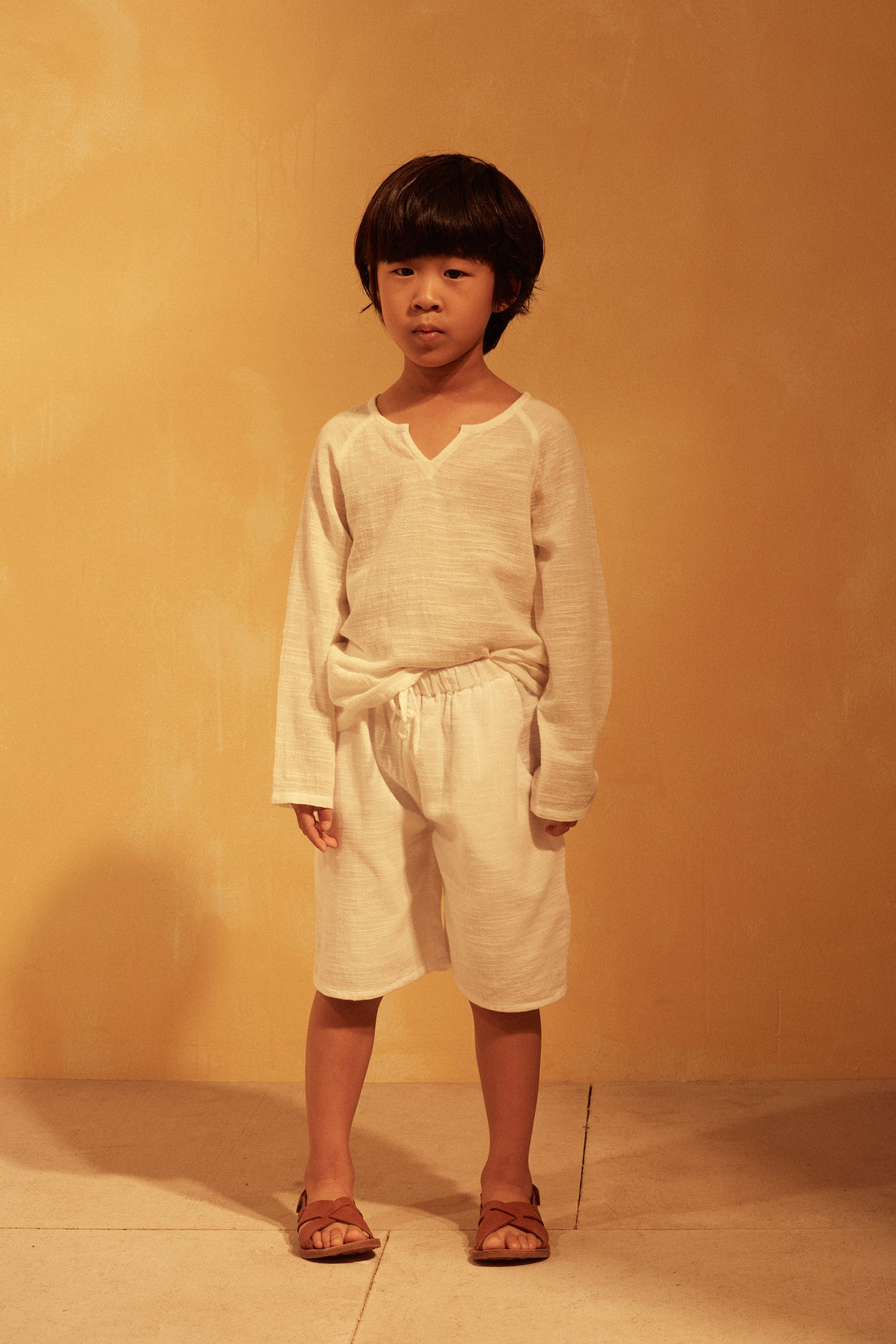 Tuchinda shirts Tuchinda White Oden Tunic