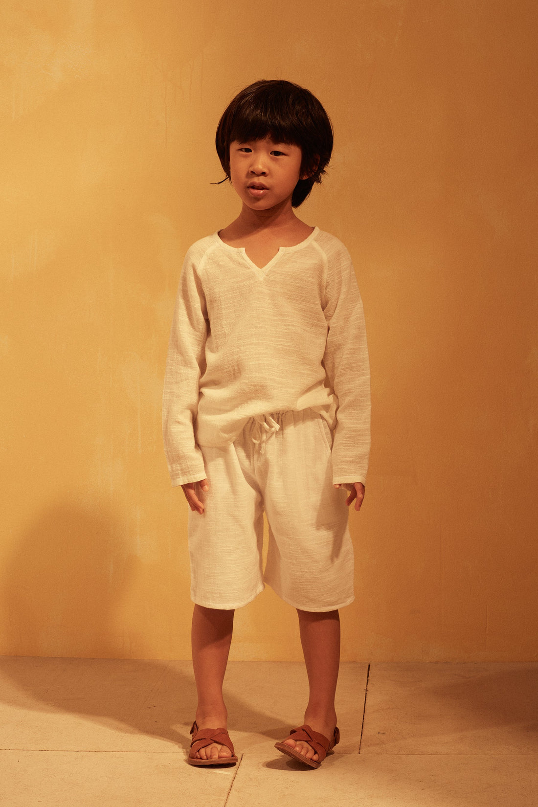 Tuchinda shirts Tuchinda White Oden Tunic