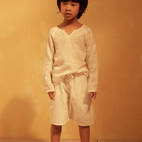 Tuchinda shirts Tuchinda White Oden Tunic