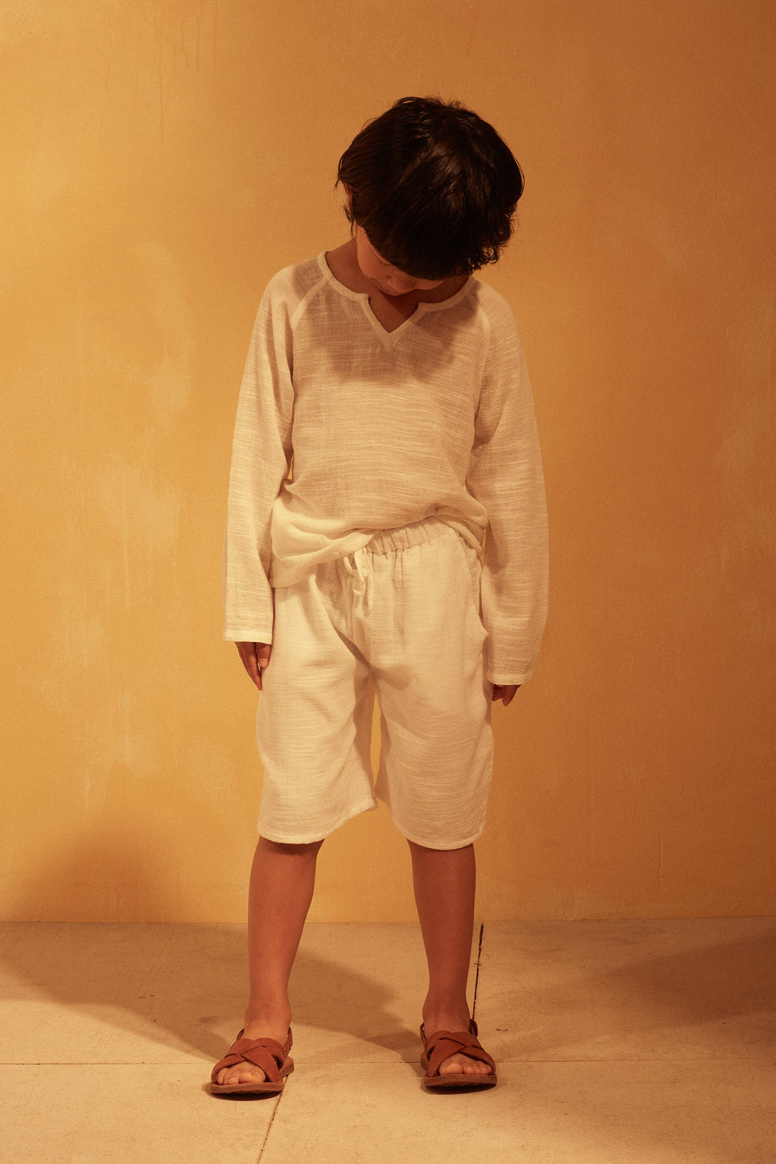 Tuchinda shirts Tuchinda White Oden Tunic