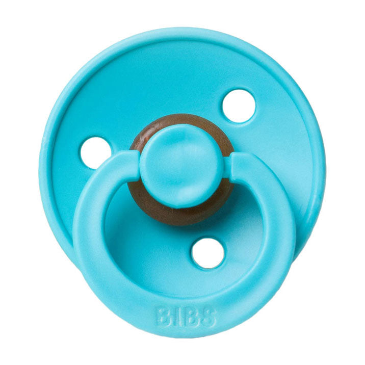 Mushie Turquoise Bibs Pacifier