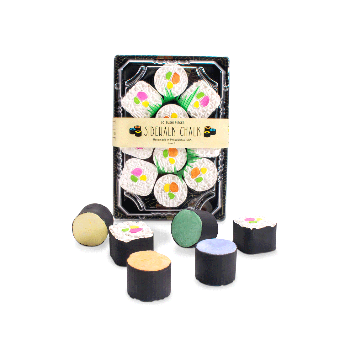 Twee accessories OS Twee Sushi Sidewalk Chalk