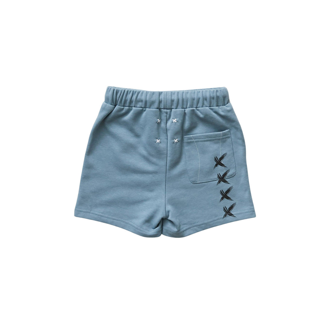 Hey kid Teal Embroidered Beach Shorts