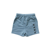 Hey kid Teal Embroidered Beach Shorts