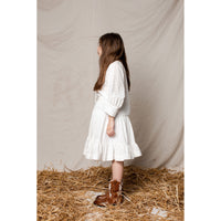 Unlabel blouses Unlabel Pearl White Natura Wave Embroidery Blouse