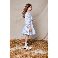 Unlabel blouses Unlabel Sky Blue Checks Arancia Blouse