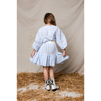 Unlabel blouses Unlabel Sky Blue Checks Arancia Blouse