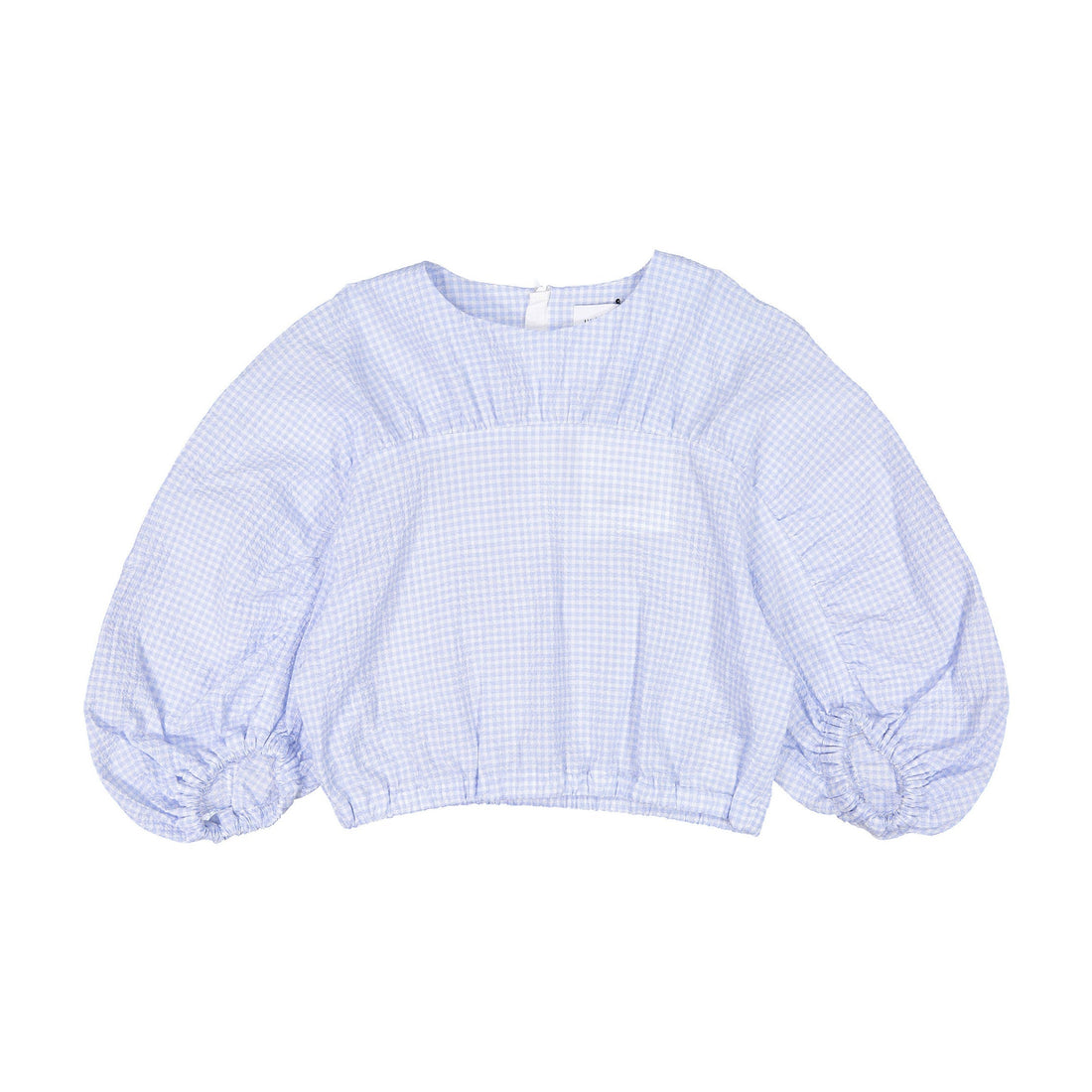 Unlabel blouses Unlabel Sky Blue Checks Arancia Blouse