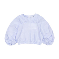 Unlabel blouses Unlabel Sky Blue Checks Arancia Blouse