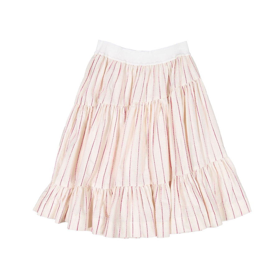 Unlabel bottoms Unlabel Milk/Coral Stripes Sorrento Skirt