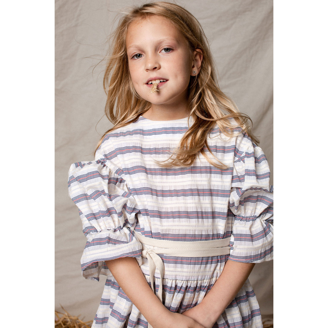 Unlabel dresses Unlabel White/Navy Stripes Vento Dress