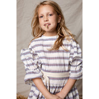 Unlabel dresses Unlabel White/Navy Stripes Vento Dress