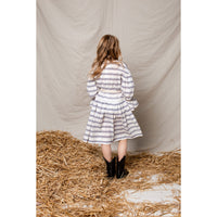 Unlabel dresses Unlabel White/Navy Stripes Vento Dress