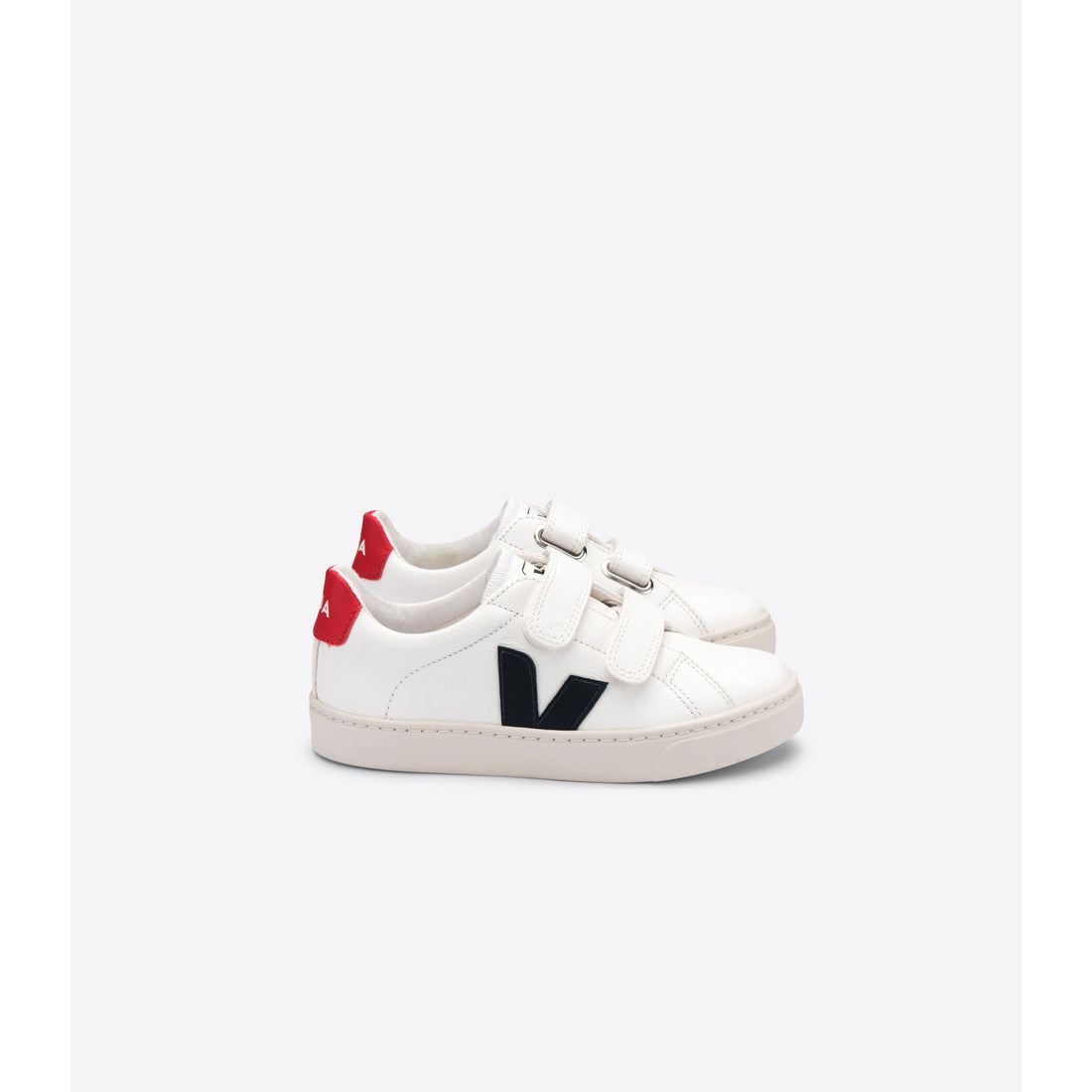VEJA shoes Veja Extra White/Nautico/Pekin Esplar Velcro Sneakers