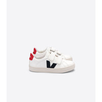 VEJA shoes Veja Extra White/Nautico/Pekin Esplar Velcro Sneakers