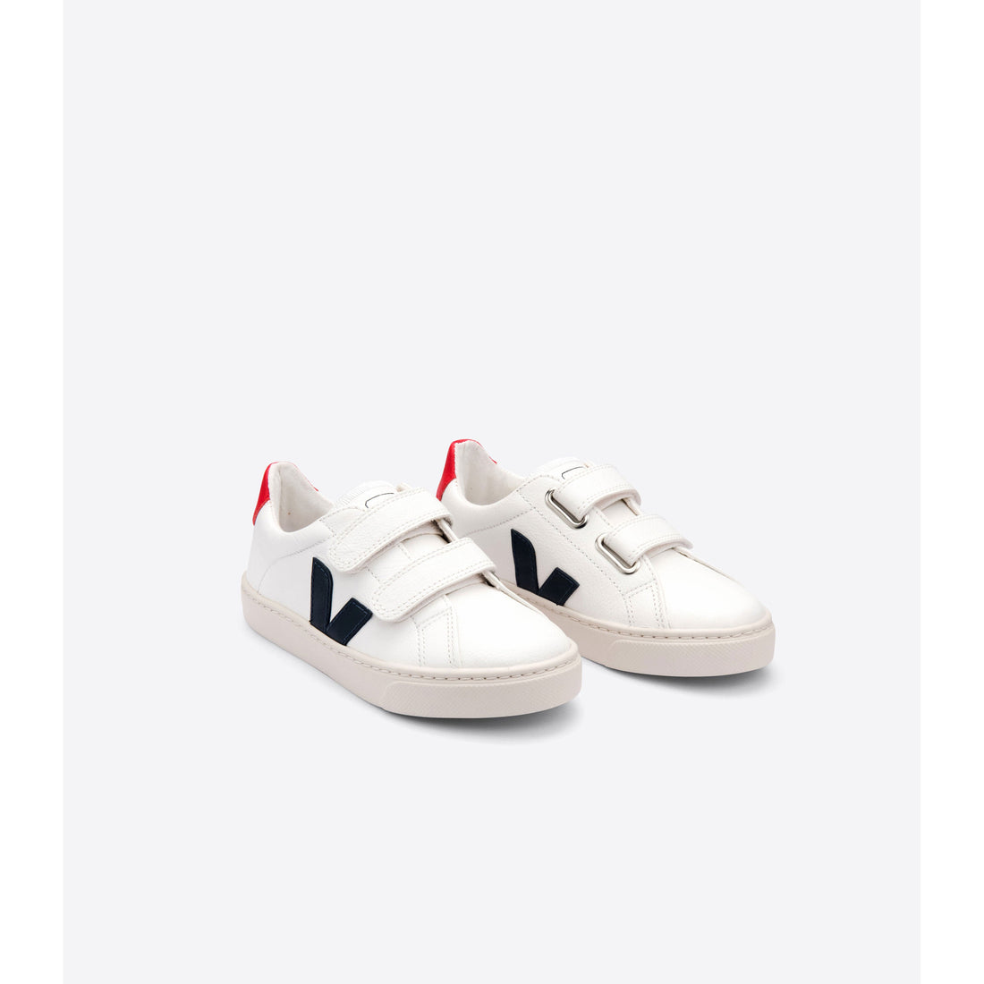 VEJA shoes Veja Extra White/Nautico/Pekin Esplar Velcro Sneakers