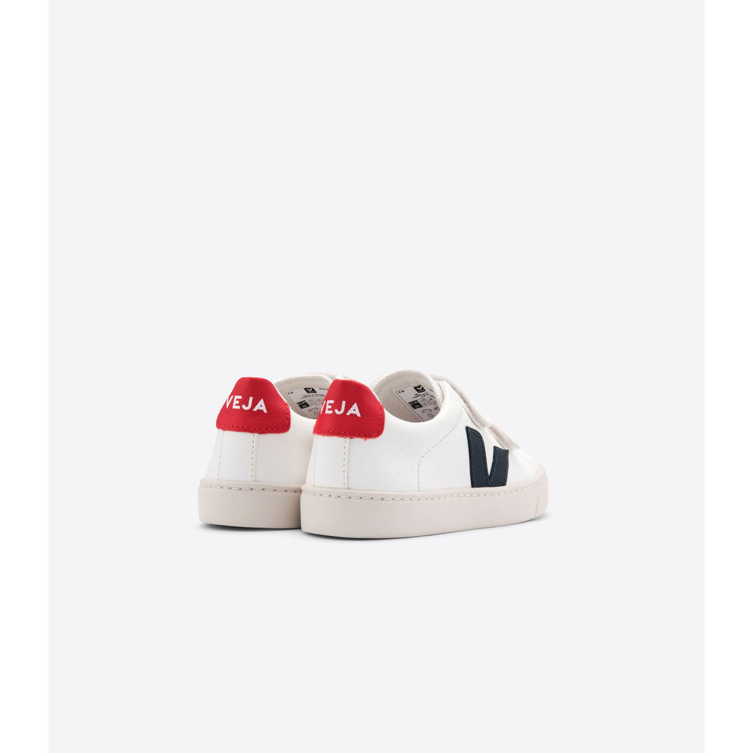 VEJA shoes Veja Extra White/Nautico/Pekin Esplar Velcro Sneakers
