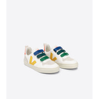 VEJA shoes Veja Multico Extra White/Ouro V10 Velcro Sneakers
