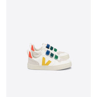 VEJA shoes Veja Multico Extra White/Ouro V10 Velcro Sneakers