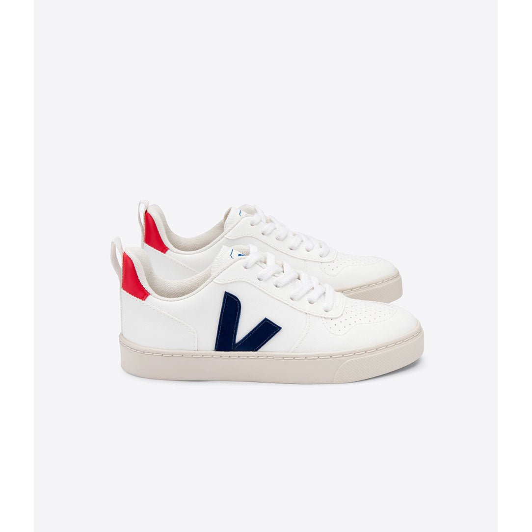 VEJA shoes Veja White Cobalt Pekin V10 Lace Sneakers