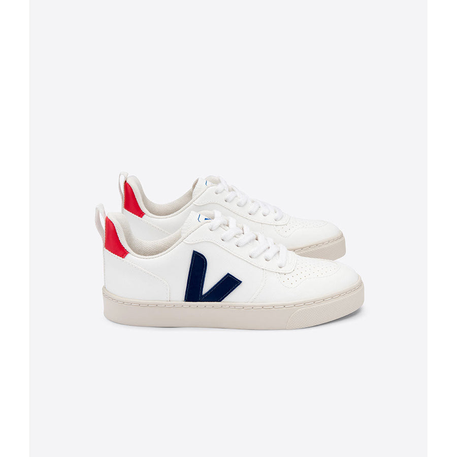 VEJA shoes Veja White Cobalt Pekin V10 Lace Sneakers