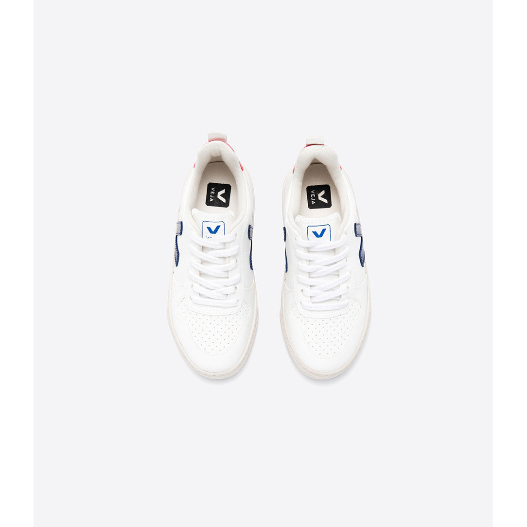VEJA shoes Veja White Cobalt Pekin V10 Lace Sneakers