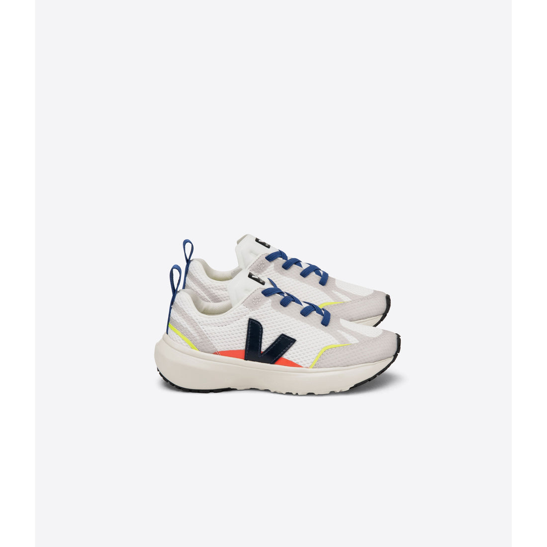 VEJA shoes Veja White/Nautico Small Canary Alveomesh Sneakers