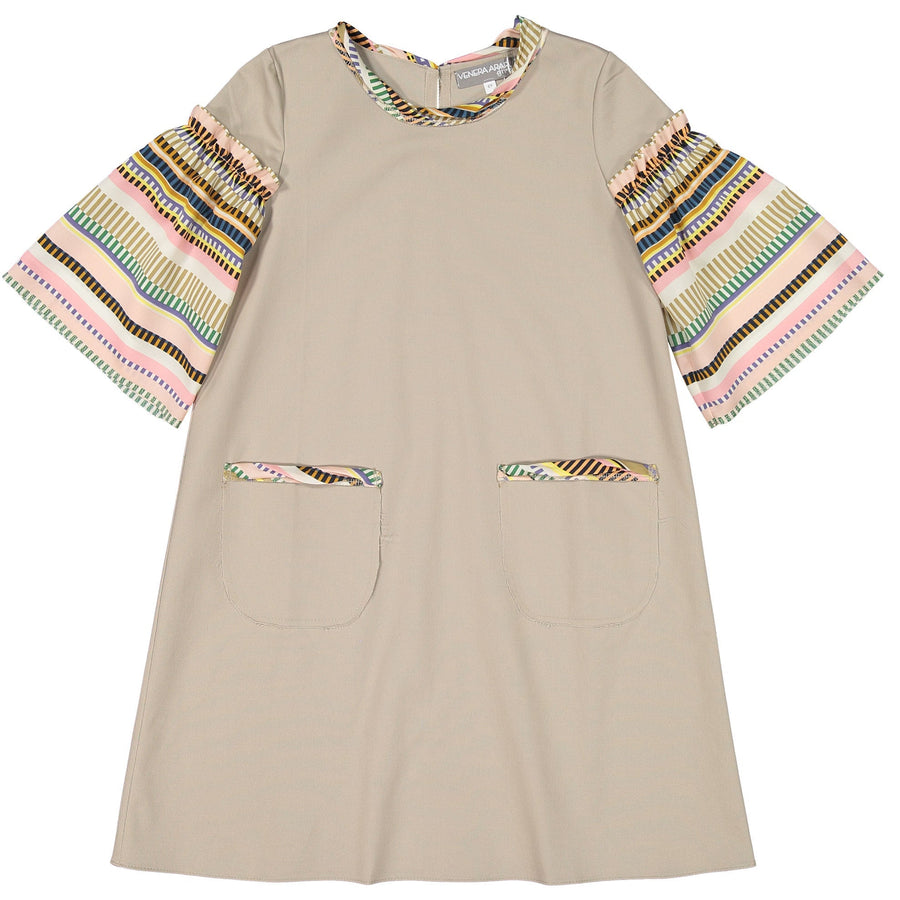 Venera Arapu dresses Venera Arapu Beige Miranda Dress