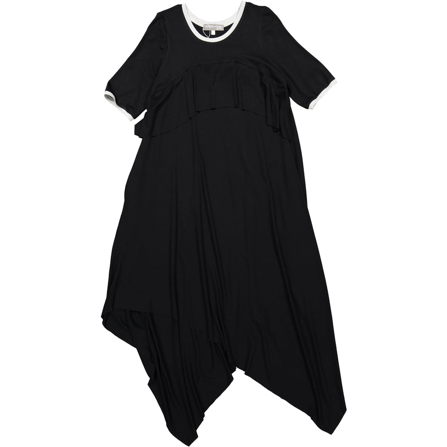 Venera Arapu dresses Venera Arapu Black Asymmetrical Maxi Dress