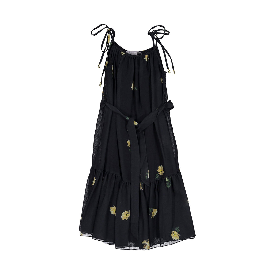 Venera Arapu dresses Venera Arapu Black Bounty Roses Dress