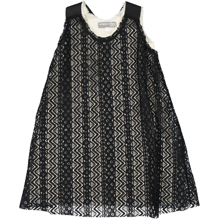 Venera Arapu dresses Venera Arapu Black Lace Full Jumper