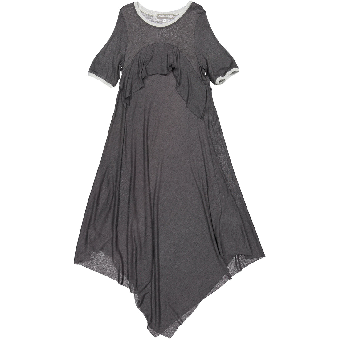 Venera Arapu dresses Venera Arapu Slate Asymmetrical Maxi Dress