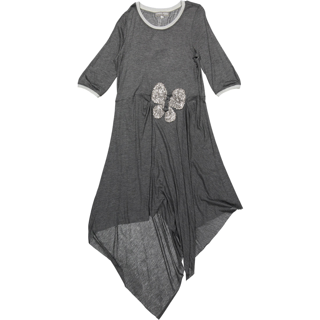 Venera Arapu dresses Venera Arapu Slate Asymmetrical Tee Dress