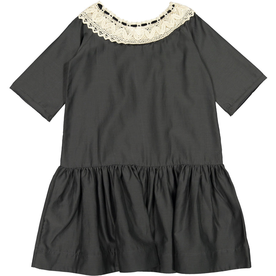 Venera Arapu dresses Venera Arapu Slate Peter Pan Dropwaist Dress