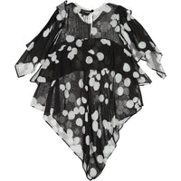 Venera Arapu tops and tees Venera Arapu Dot Asymmetrical Top
