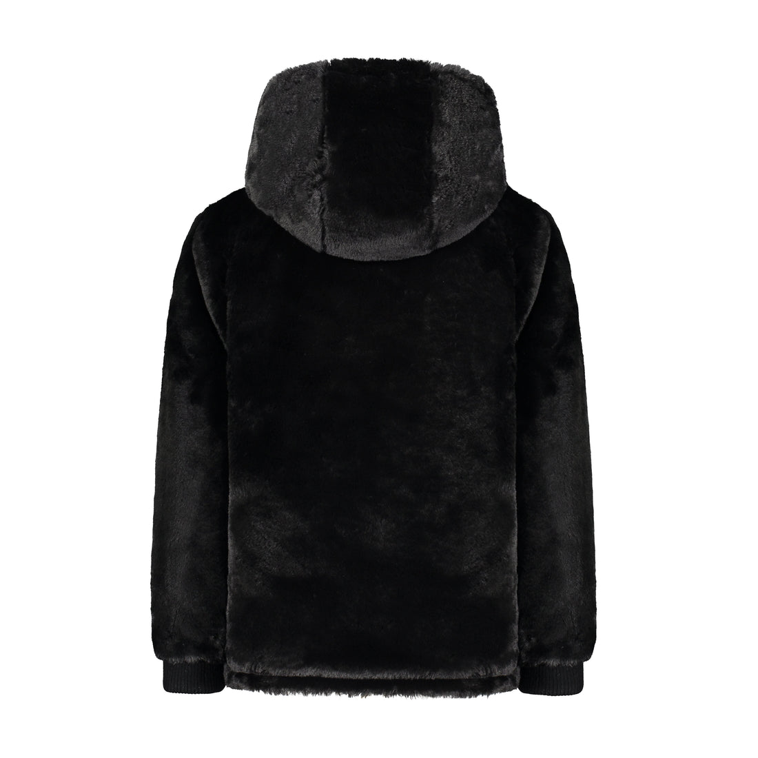 Vierra Rose Outerwear Vierra Rose Black Fur/Pearl Iridescent Jusuf Reversible Jacket