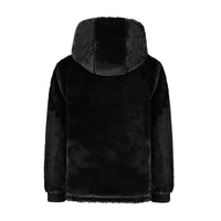 Vierra Rose Outerwear Vierra Rose Black Fur/Pearl Iridescent Jusuf Reversible Jacket
