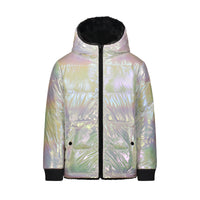 Vierra Rose Black Fur/Pearl Iridescent Jusuf Reversible Jacket