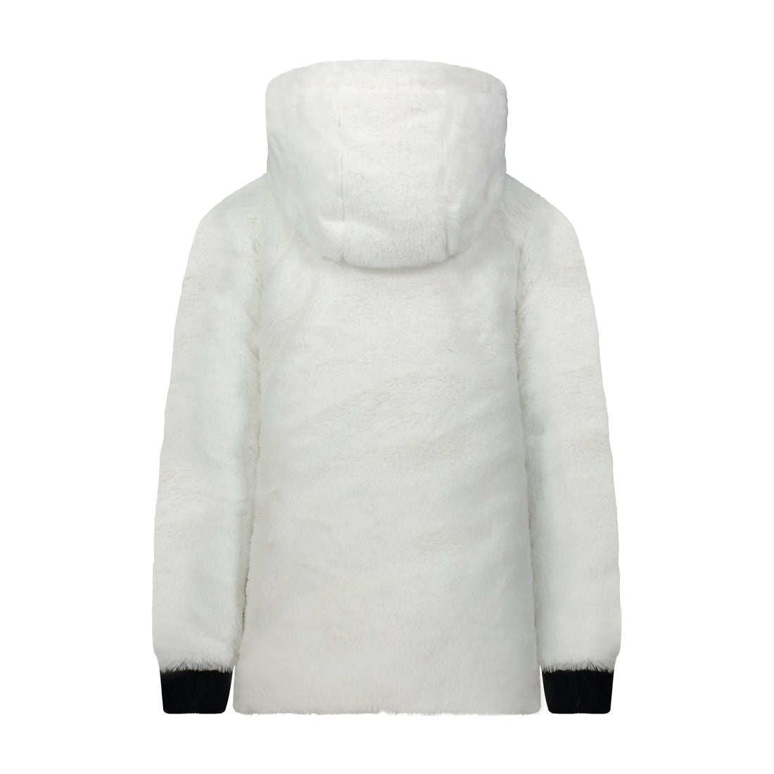 Vierra Rose Outerwear Vierra Rose White Fur/Shiny Black Jusuf Reversible Jacket