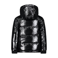 Vierra Rose Outerwear Vierra Rose White Fur/Shiny Black Jusuf Reversible Jacket