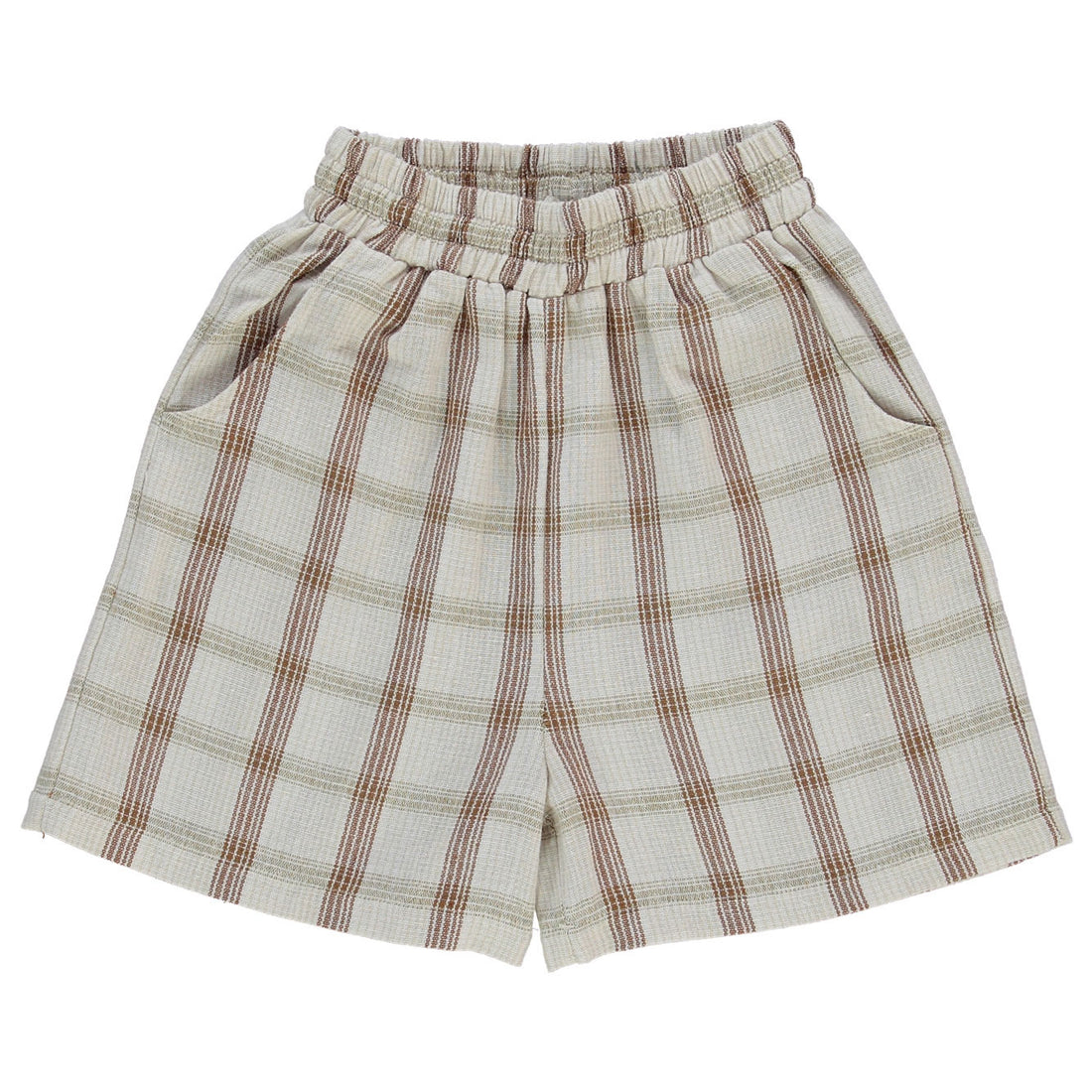 Bebe Organic Rustic Check Villem Short
