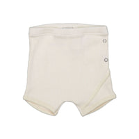 Violeta bottoms Violeta Bone Ribbed Knit Wrap Shorts