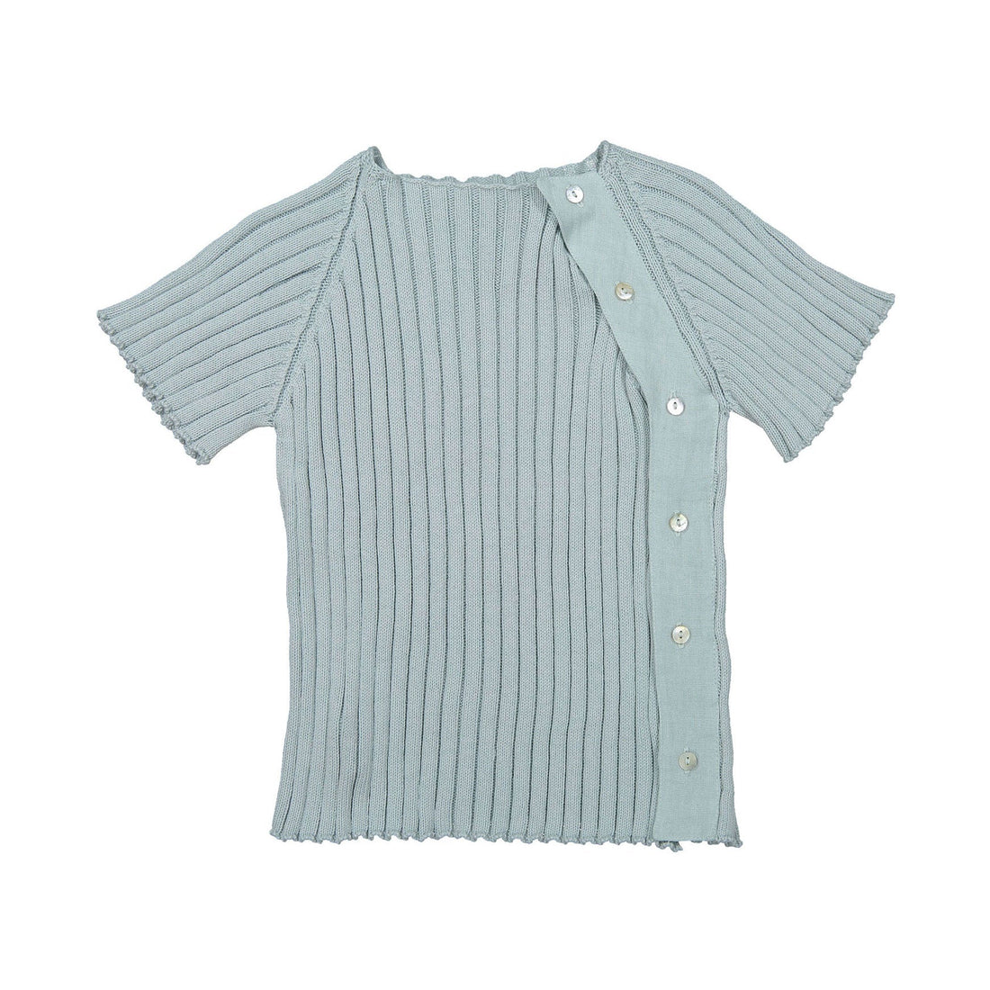 Violeta knitwear Violeta Sage Lalo Ribbed Knit Sweater