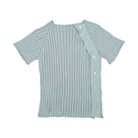 Violeta knitwear Violeta Sage Lalo Ribbed Knit Sweater