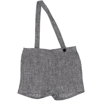 Violeta pants Violeta Black Jasper Strap Shorts