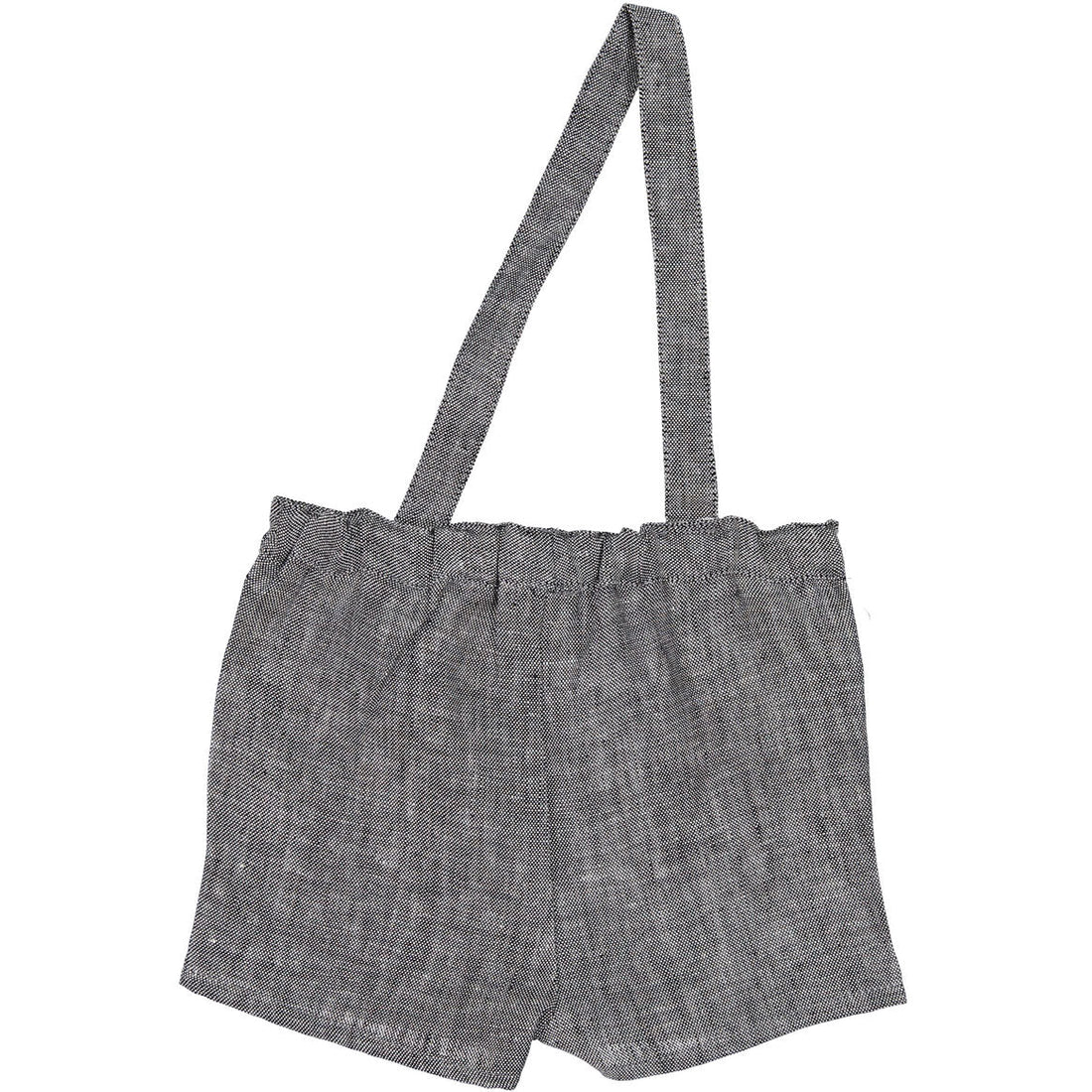 Violeta pants Violeta Black Jasper Strap Shorts