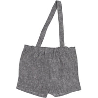 Violeta pants Violeta Black Jasper Strap Shorts