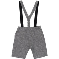 Violeta pants Violeta Black Jasper Suspender Shorts