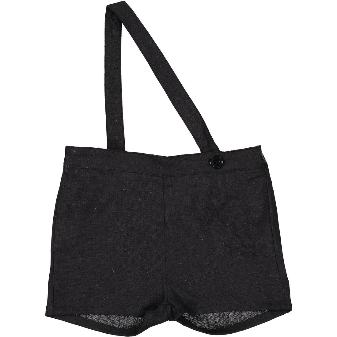 Violeta pants Violeta Black Linen Strap Shorts